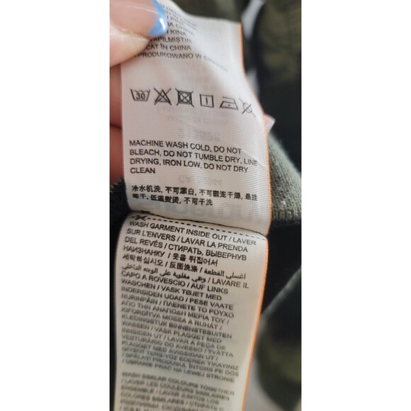 Superdry Men’s Air Corp Camo Quilted Bomber Jacket Sz S Green Military Flight - Picture 8 of 9